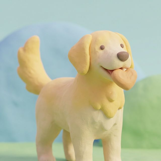 강아지 캐릭터